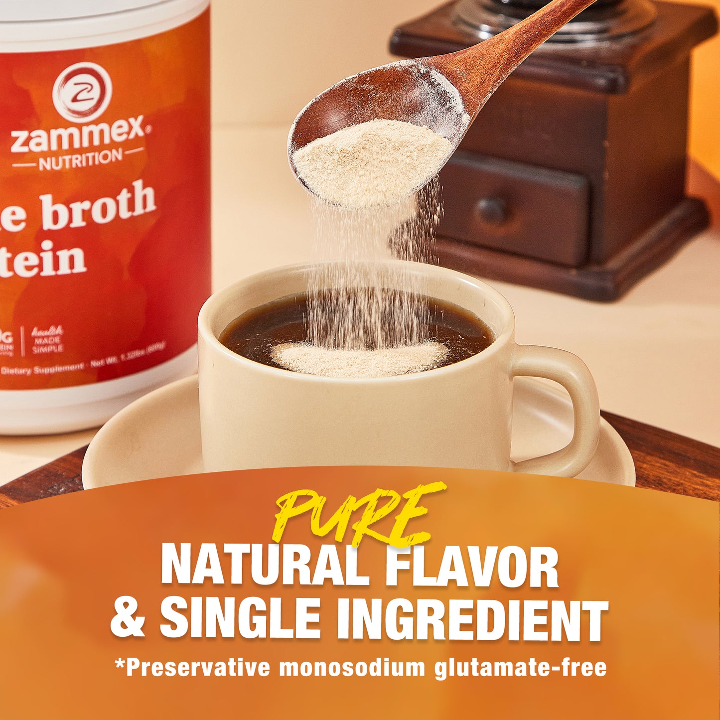 Zammex Hydrolyzed Bone Broth Protein Powder