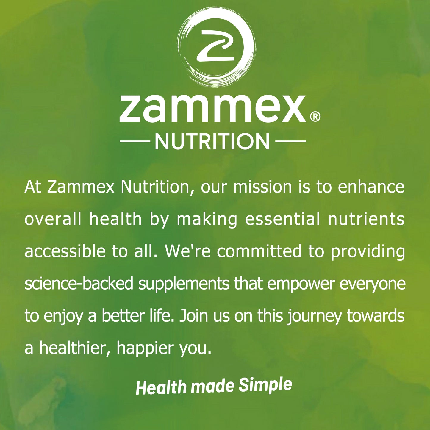 Zammex Organic Hydrolyzed Pea Protein 2.62lb