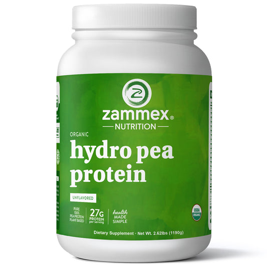Zammex Organic Hydrolyzed Pea Protein 2.62lb