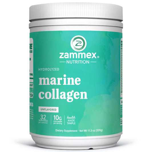 Zammex Marine Collagen Peptides Powder 11.3oz