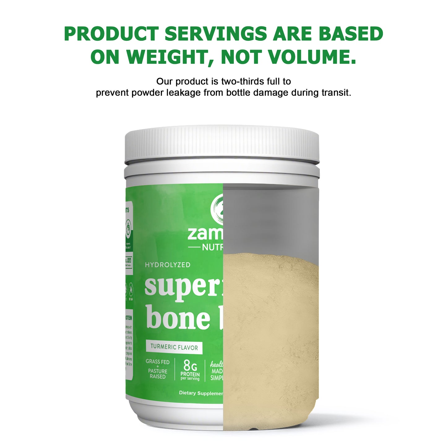Zammex Superfood Bone Broth Protein Powder