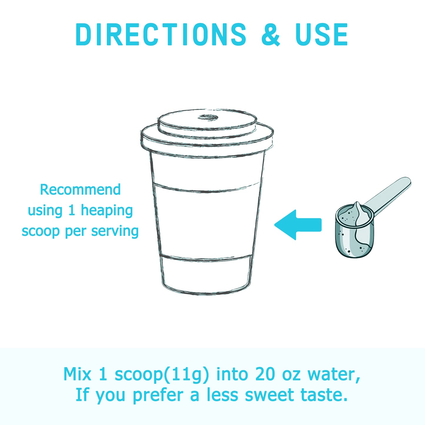 Zammex Bone Broth Protein Vanilla Flavor 1lb