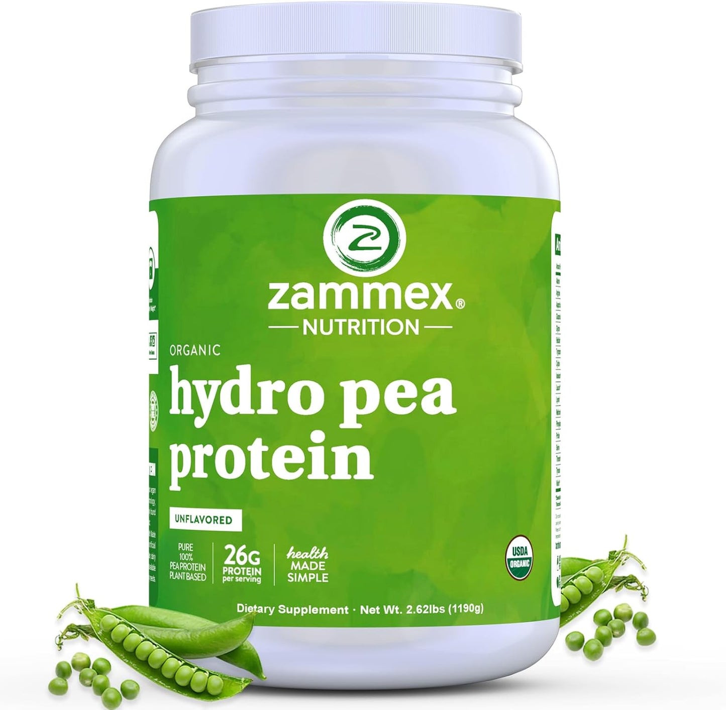 Organic Hydrolyzed Pea Protein-2.62lb