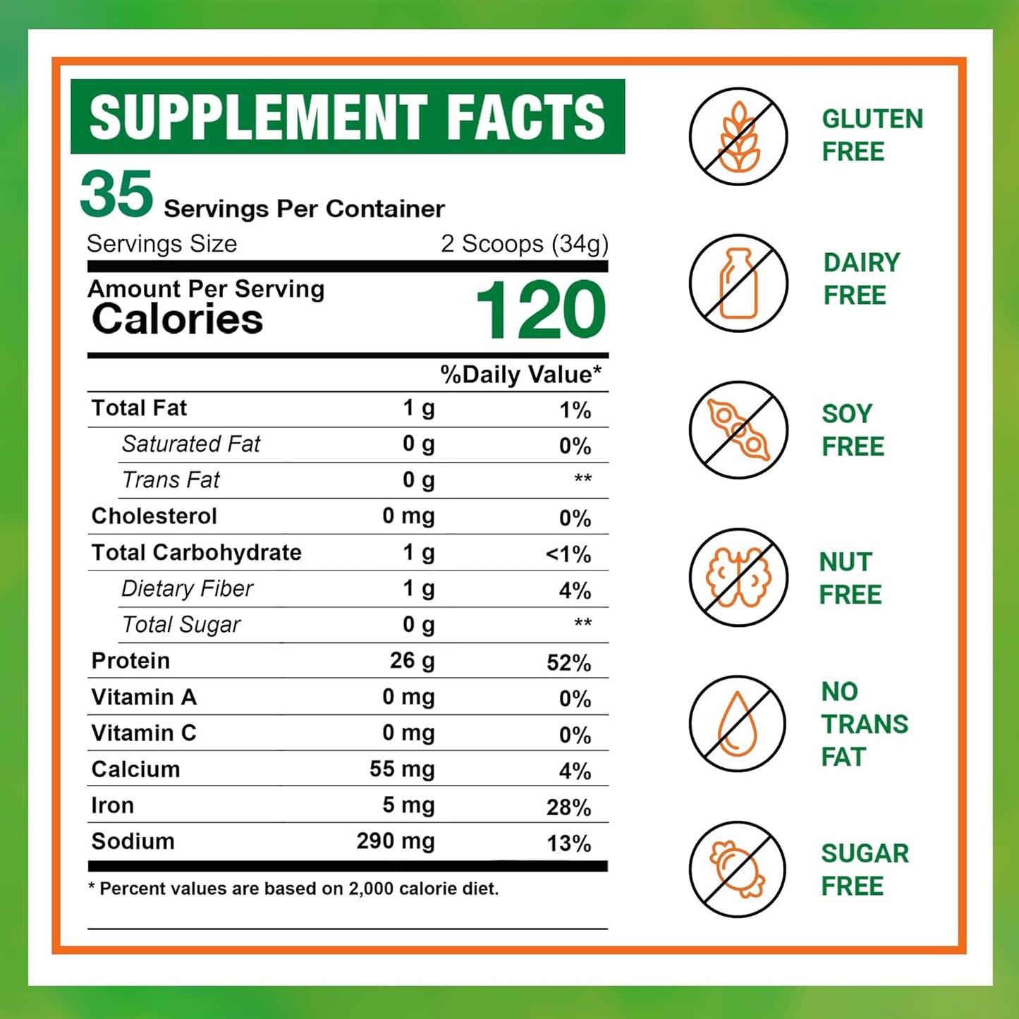 Organic Hydrolyzed Pea Protein-2.62lb