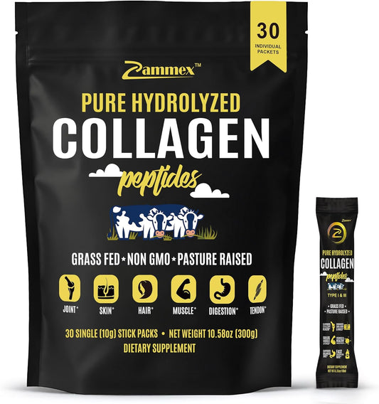 Zammex Hydrolyzed Collagen Peptides Powder