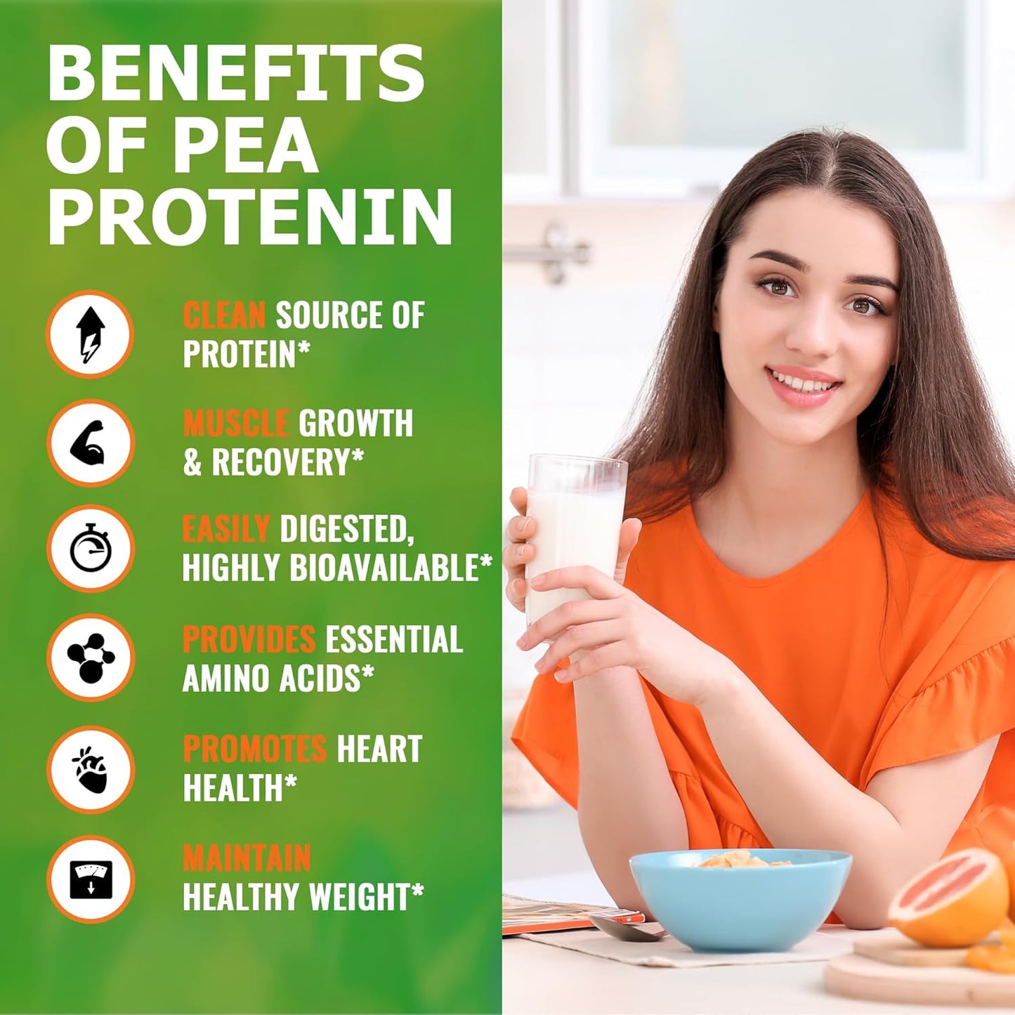 Organic Hydrolyzed Pea Protein-2.62lb