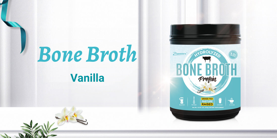 Zammex™️ Vanilla Bone broth protein powder