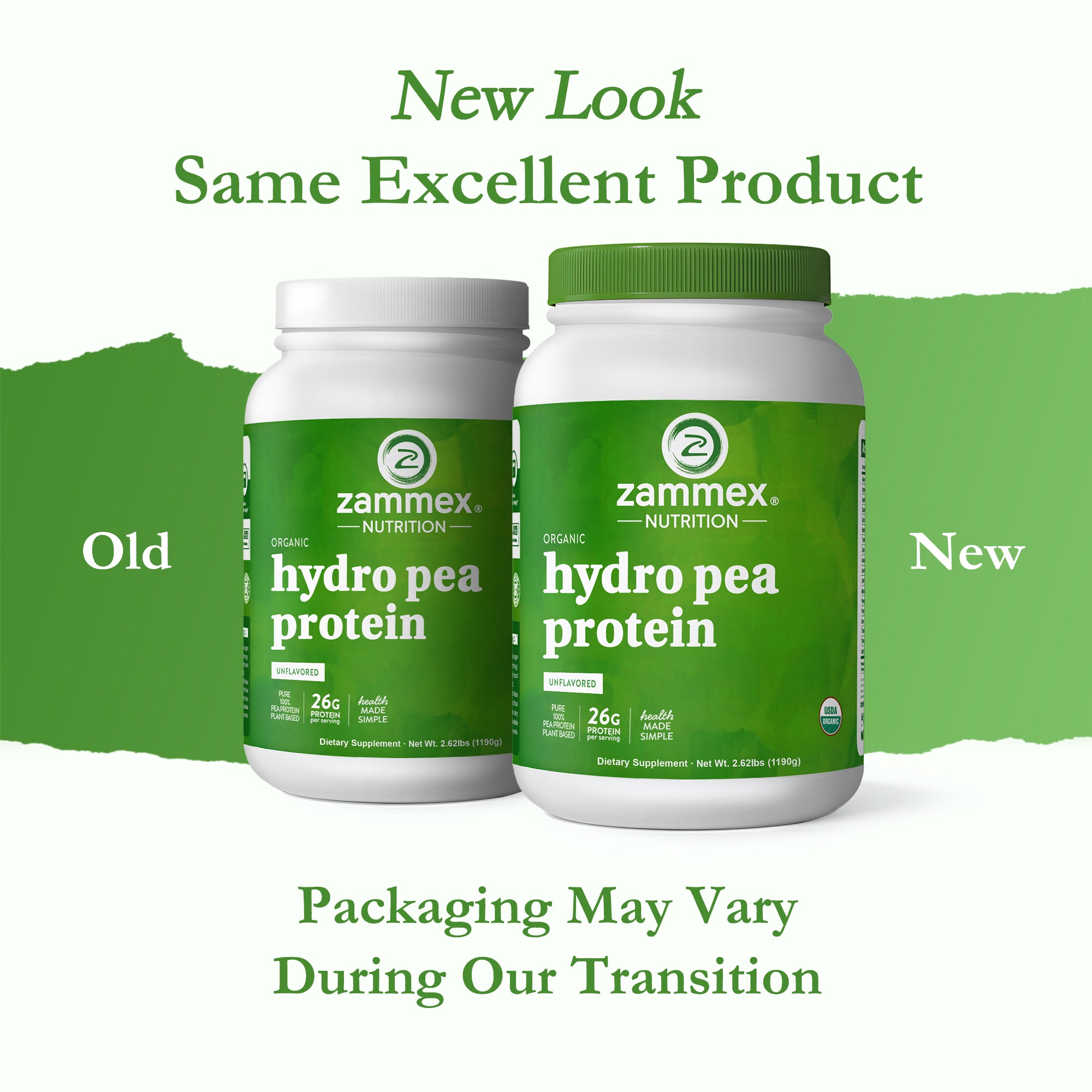 Zammex Organic Hydrolyzed Pea Protein 2.62lb – ZAMMEX