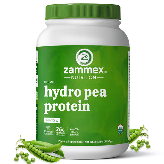Zammex Organic Hydrolyzed Pea Protein 2.62lb