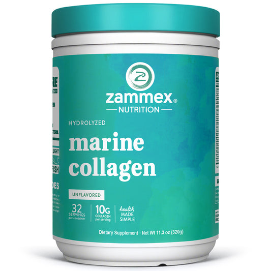 Zammex Marine Collagen Peptides Powder 11.3oz