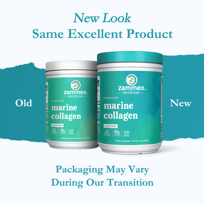 Zammex Marine Collagen Peptides Powder 11.3oz