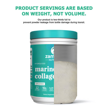 Zammex Marine Collagen Peptides Powder 11.3oz