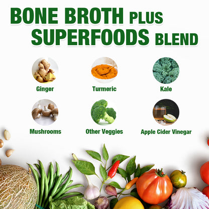 Zammex Superfood Bone Broth Protein Powder