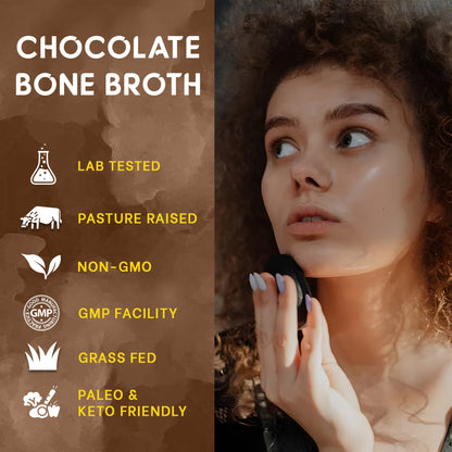 Zammex Bone Broth Protein Chocolate Flavor 1lb