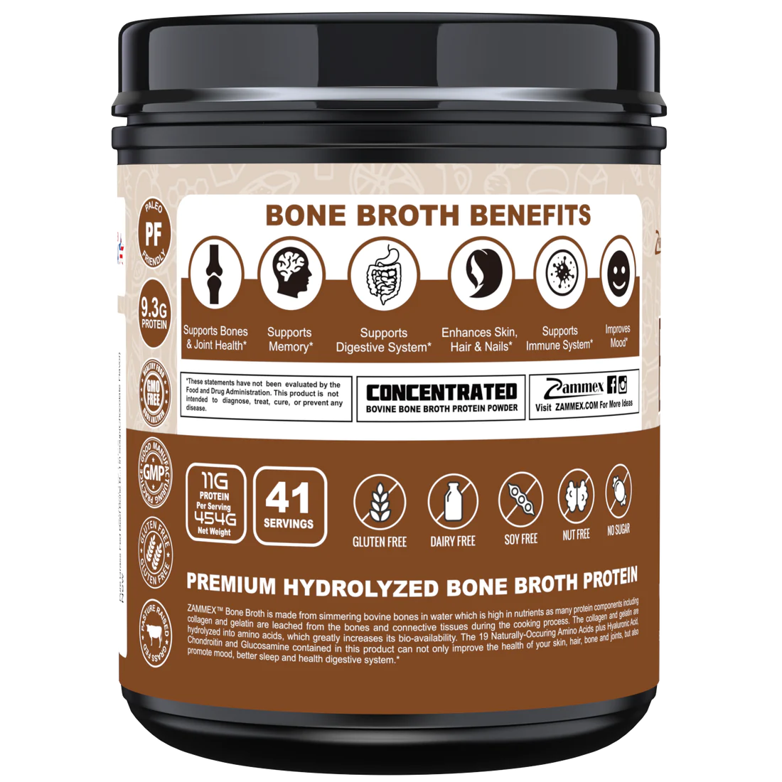 Bone Broth Protein Chocolate Flavor