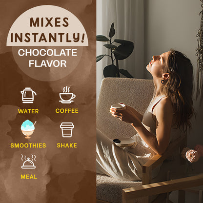 Zammex Bone Broth Protein Chocolate Flavor 1lb