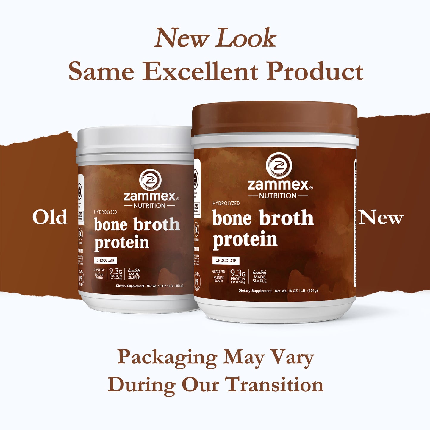 Zammex Bone Broth Protein Chocolate Flavor 1lb