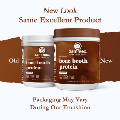 Zammex Bone Broth Protein Chocolate Flavor 1lb