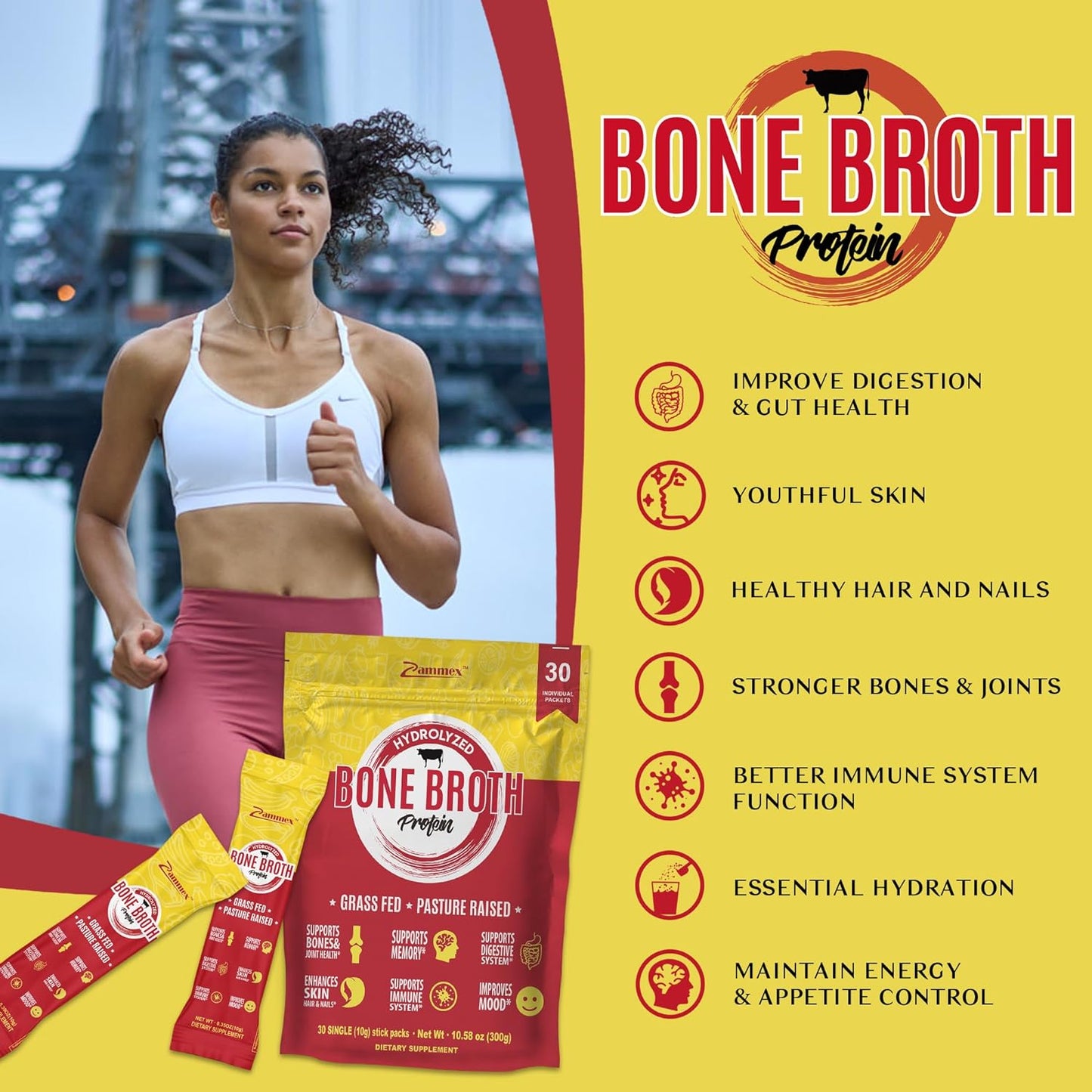 Zammex Bone Broth Packets-20g