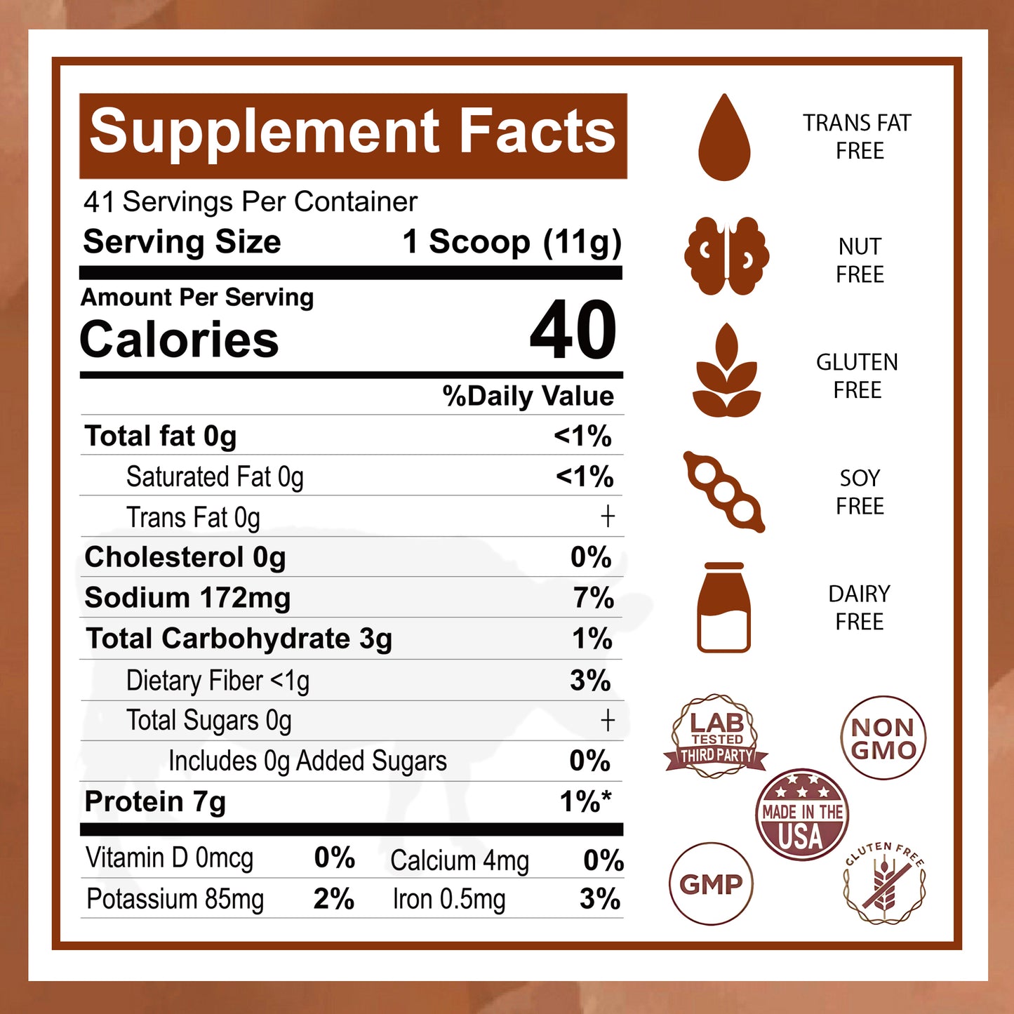 Zammex Multi Collagen Protein Powder 1lb Chocolate Coconut Flavor, Collagen Peptides for Women,  Supports Skin, Hair, Nails, Fitness Supplement