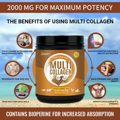 Multi Collagen Chocolate Coconut flavor