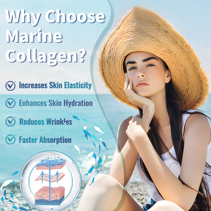 Zammex Marine Collagen Peptides Powder 11.3oz