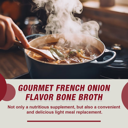 Zammex Bone Broth Protein Powder, French Onion Flavor