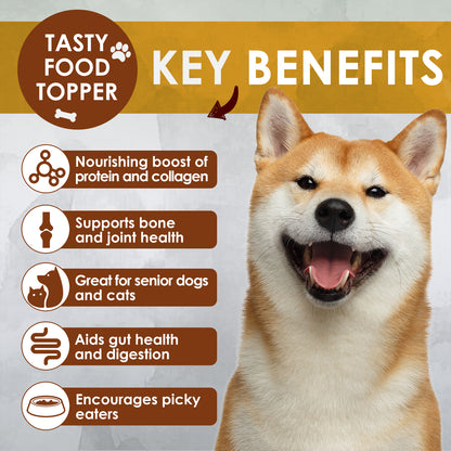 Zammex BeefyPaws Bone Broth Powder for Dogs&Cats