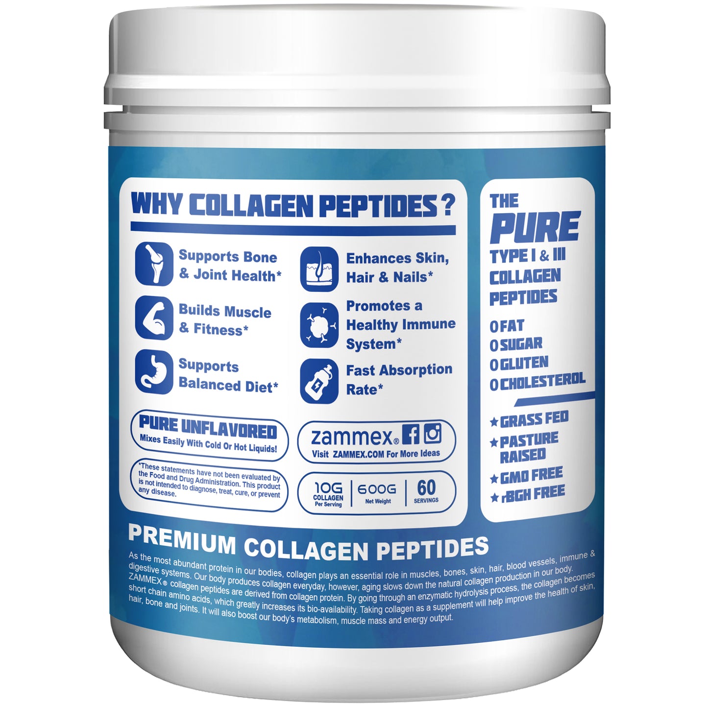 Hydrolyzed Collagen 1.32lb