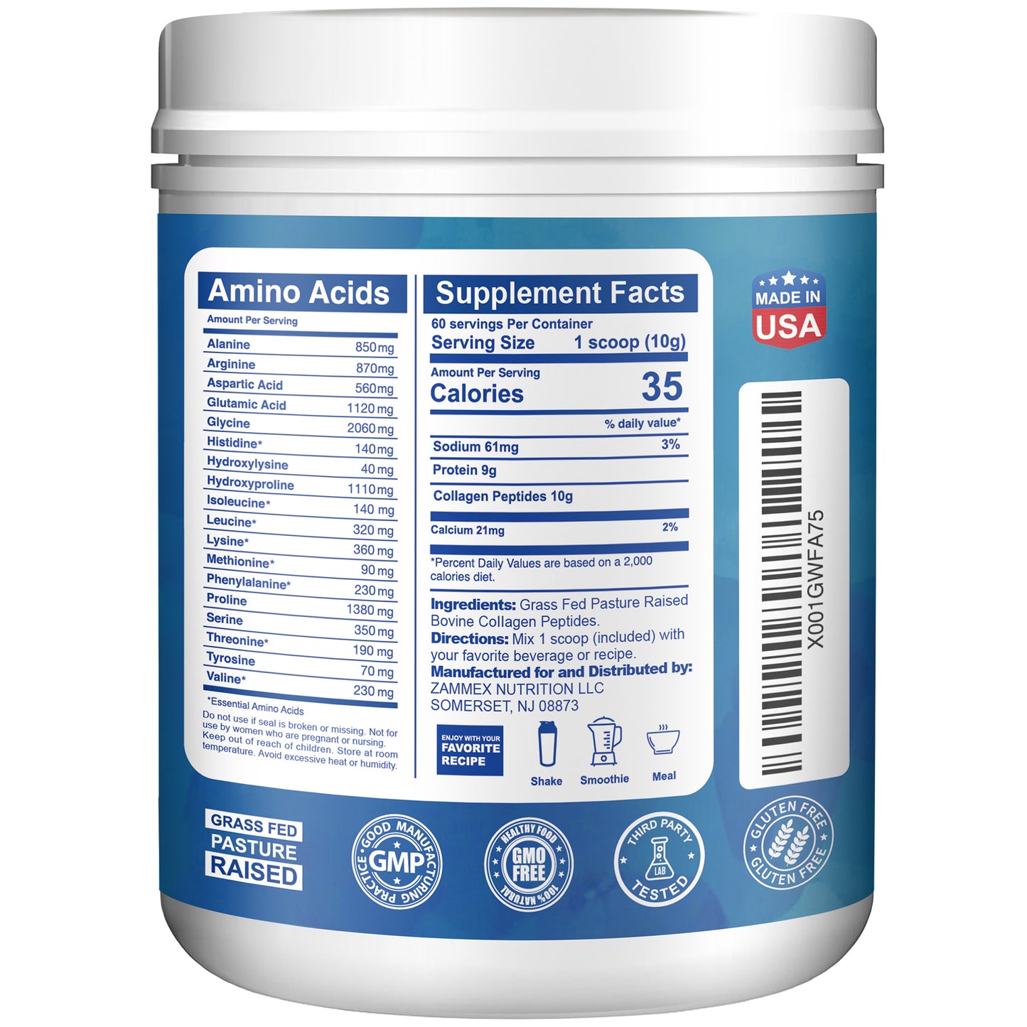 Hydrolyzed Collagen 1.32lb