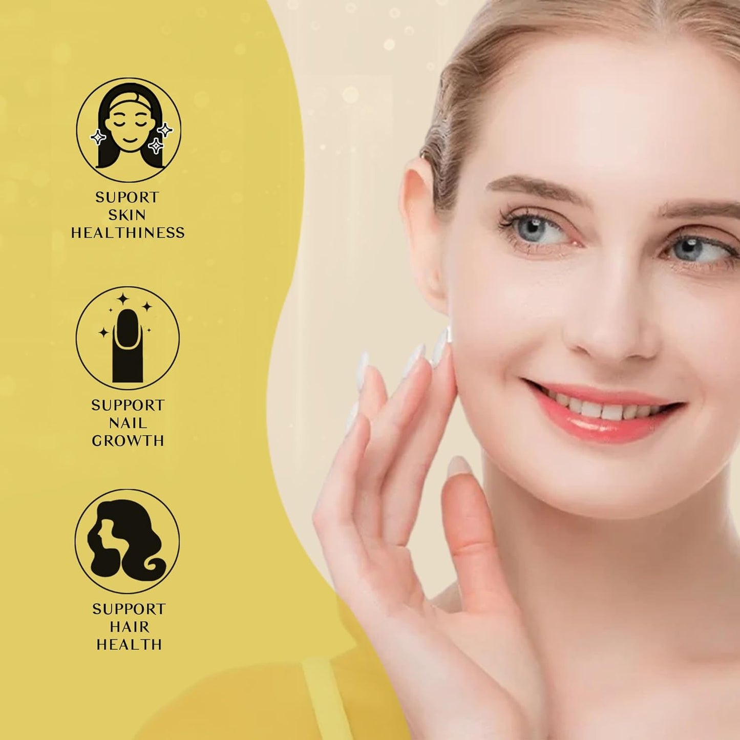 Fine powder texture of Zammex Hydrolyzed Collagen Peptides, easily dissolvable in hot or cold beverages